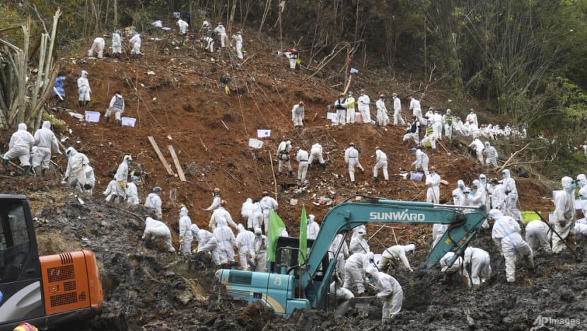 Muddy conditions hamper search for wreckage from China Eastern plane crash Muddy conditions hamper search for wreckage from China Eastern plane crash