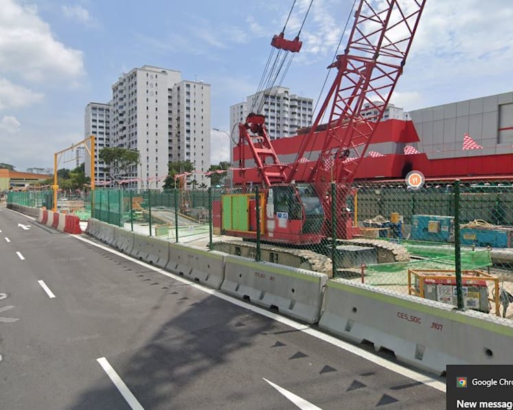 Worker dies after falling 7.5m at Jurong Region Line MRT construction site
