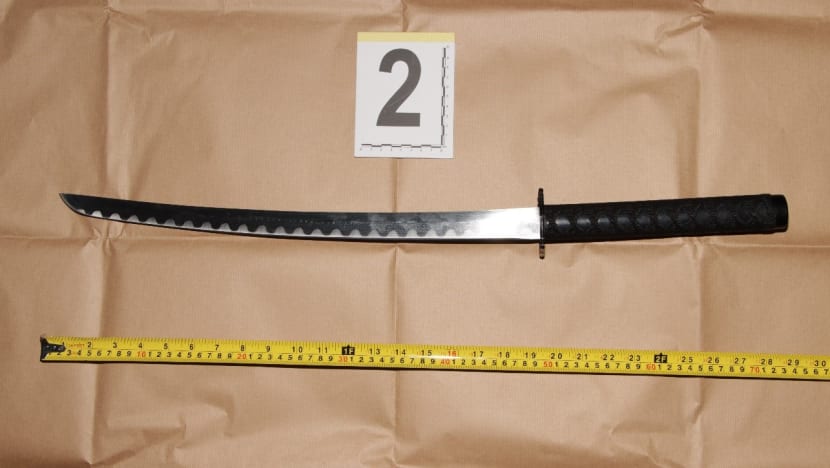 Man charged after he allegedly chased another man while holding katana sword Man charged after he allegedly chased another man while holding katana sword