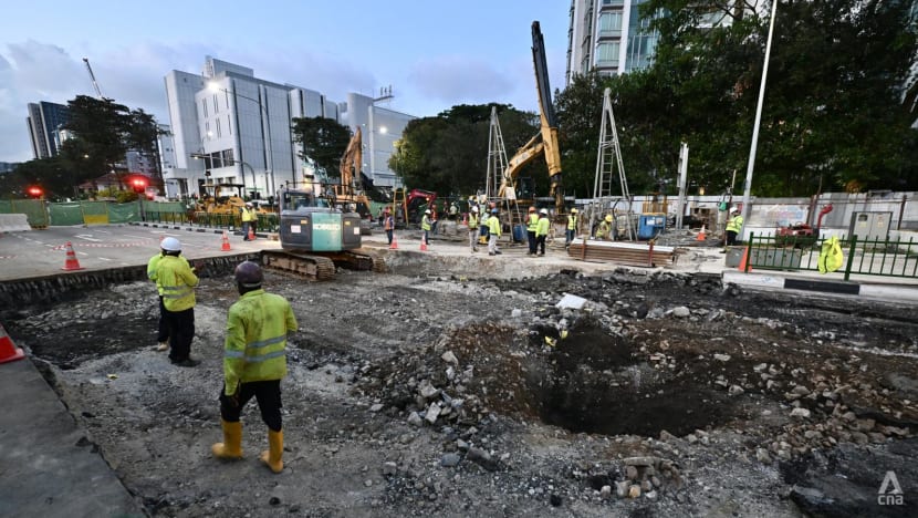 PUB moves to test ground stability at Tanjong Katong sinkhole after filling cavity