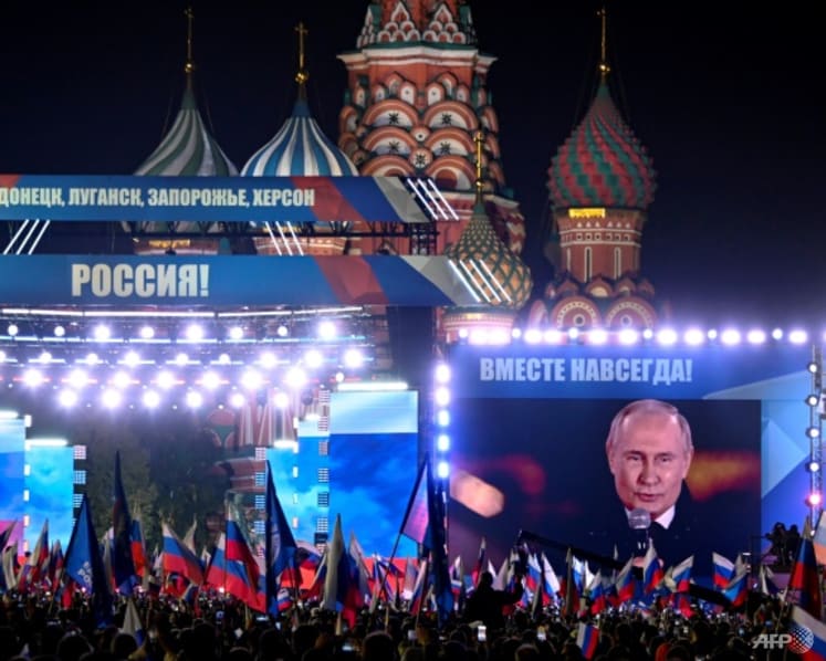 Singapore says Russia's annexation of 4 Ukrainian regions violates international law