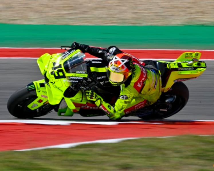 Di Giannantonio breaks US Grand Prix lap record for back-to-back poles