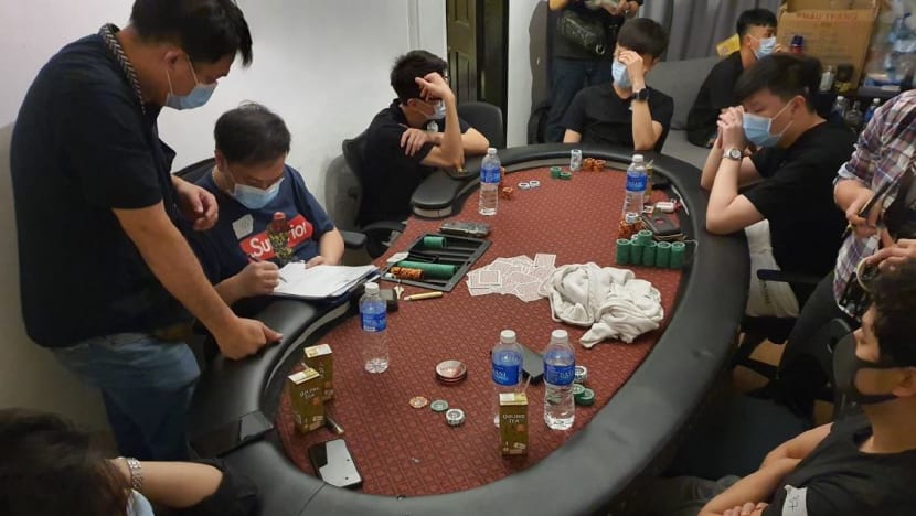 11 people arrested for illegal gambling, drug offences and breaking Covid-19 rules at Zion Road home