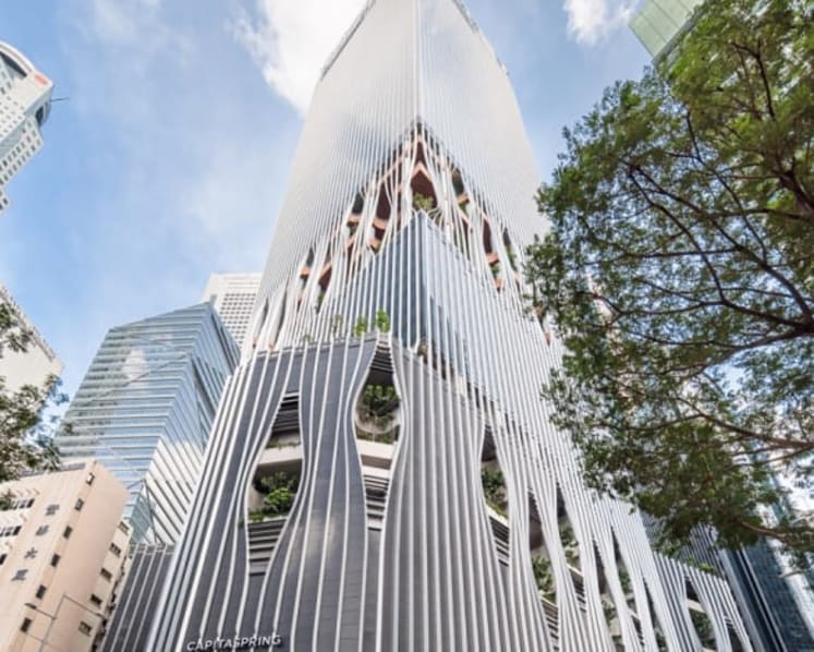 New CBD skyscraper features hawker centre, sky garden that will open to the public