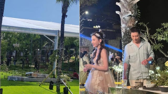 传花费逾800万元　何超莲、窦骁婚礼场地布置被公开