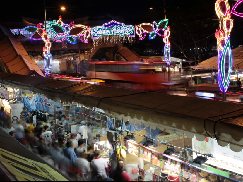 General view of the Geylang Serai Bazaar. Photo: Jason Quah/TODAY