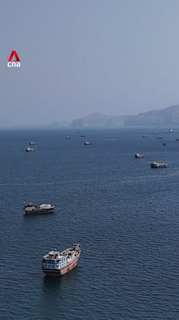 Singapore-flagged vessel among 2 ships sunk after strikes near Strait of Hormuz