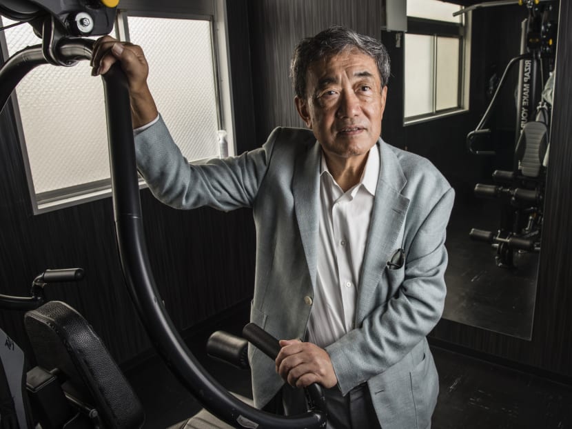 Mr Akira Matsumoto at Rizap's gym in Tokyo.