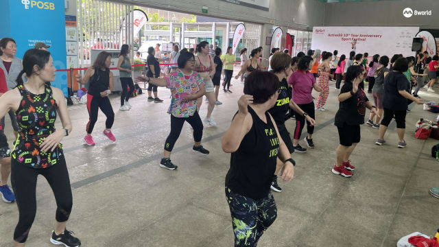 ActiveSG十小时健身舞派对 截至中午吸引千人参与