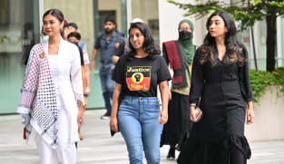 Trial begins for 3 women charged over pro-Palestinian 'procession' to Istana 