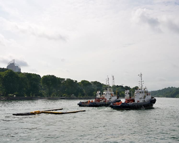 Tidal currents pose challenge to oil spill clean-up operations; drones, satellite imagery deployed to aid effort: MPA