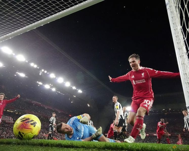 Ekitike double as Liverpool crush Newcastle to end slump