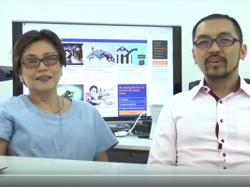 The Middle Ground consulting editor Bertha Henson and publisher Daniel Yap in a video posted together with their Patreon appeal in Nov 2016. Photo: Screenshot from YouTube The Middle Ground consulting editor Bertha Henson and publisher Daniel Yap in a video posted together with their Patreon appeal in Nov 2016. Photo: Screenshot from YouTube