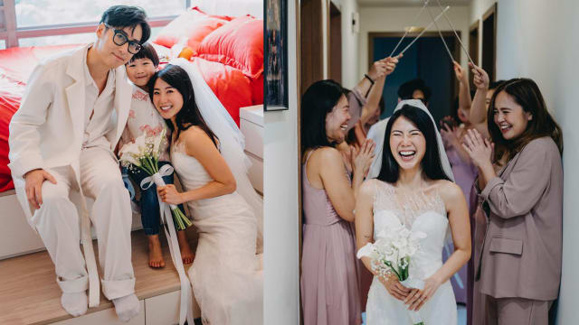 不是假结婚！郑可心愚人节办婚礼升格人妻