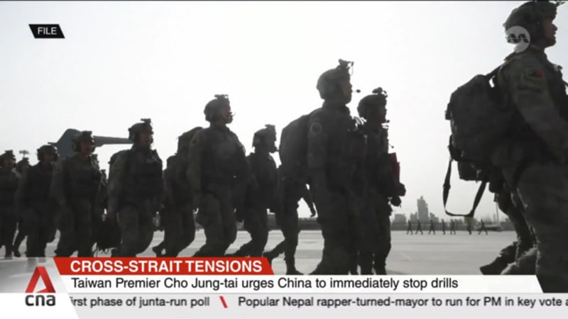China stages live-fire drills around Taiwan 