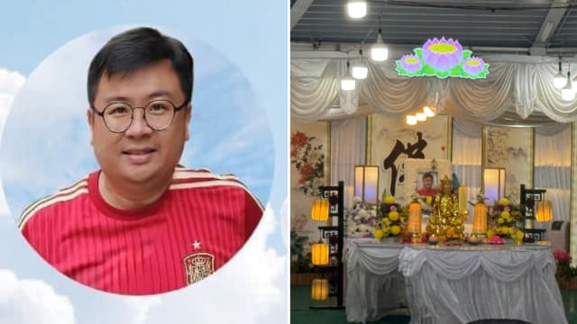 基层组织义工协助布置 金文泰命案死者灵堂气氛哀凄
