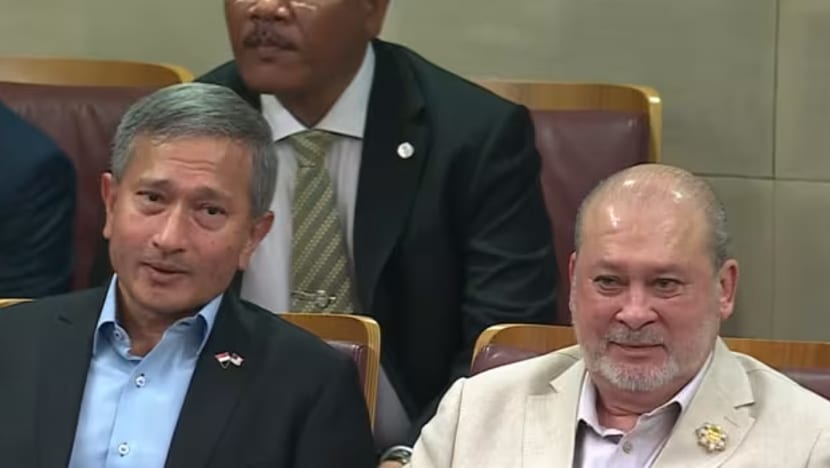 Malaysia's king observes Singapore's parliament during state visit