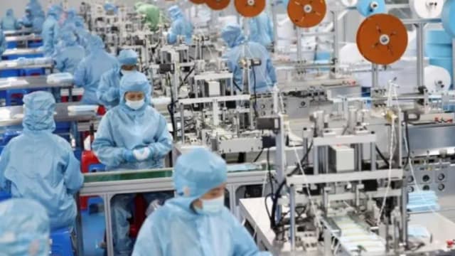 中国本月制造业活动出乎意料扩张