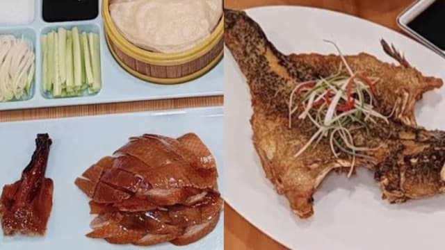 #sgdeals “北京挂炉烤鸭”买一送一、“酥脆笋壳鱼”一条只售$38.80