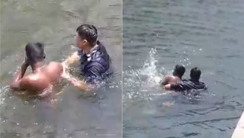 Man who jumped into Rochor Canal after touching woman in church gets jail, fine Man who jumped into Rochor Canal after touching woman in church gets jail, fine