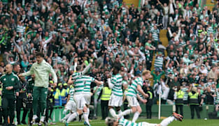 Celtic snatch title from Hearts with last-gasp victory on final day