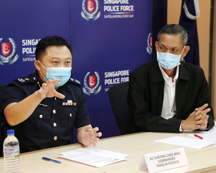 Shot fired by police officer in raid along Balestier Road; suspect in stable condition