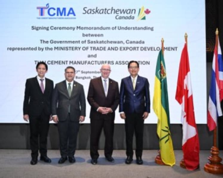 TCMA and the Government of Saskatchewan, Canada sign MOU accelerating toward Net Zero with knowledge transfer and advanced low carbon technologies