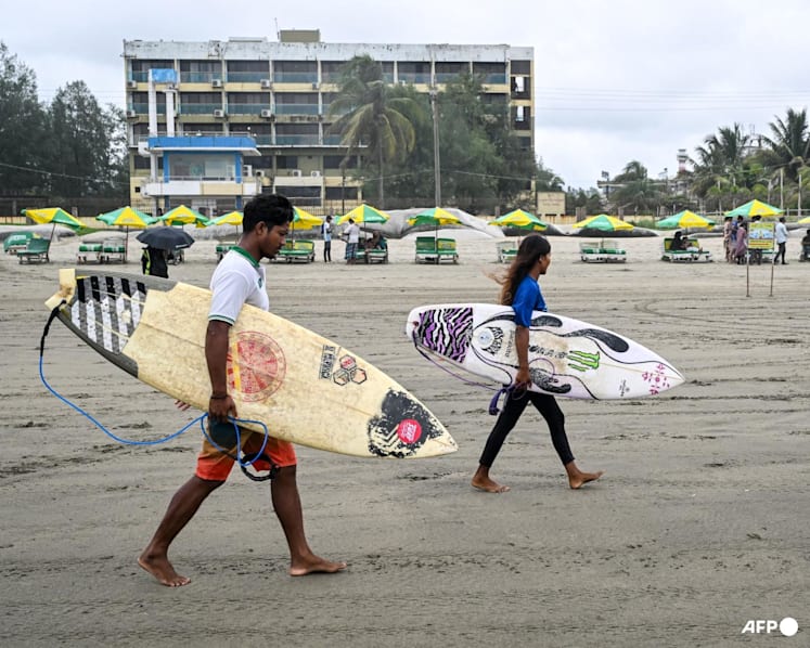 Pipe dreams: Bangladesh surfers chase waves at Asian Games