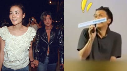 Nicholas Tse Blushes When Fan Shouts Faye Wong's Name At Event