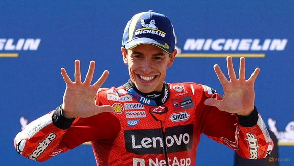 Marc Marquez wins Catalan GP sprint after brother Alex crashes out of lead