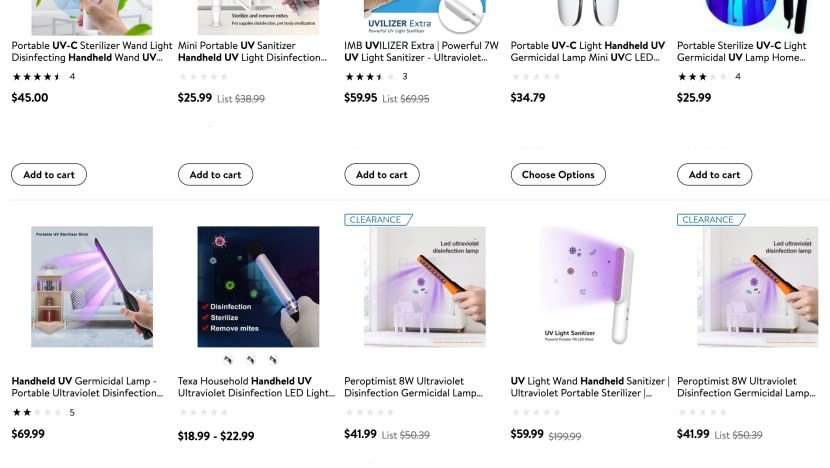 Experts warn consumers to beware of risks when buying UV sterilisers for personal and home use