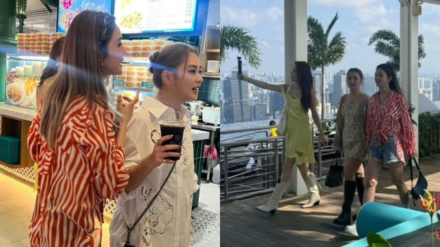 Twins、容祖儿狮城拍摄被目击　零修图真实状态曝光