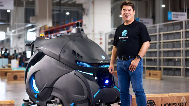 This co-founder of Singapore robotics company Lionsbot once sold cleaning equipment from door to door