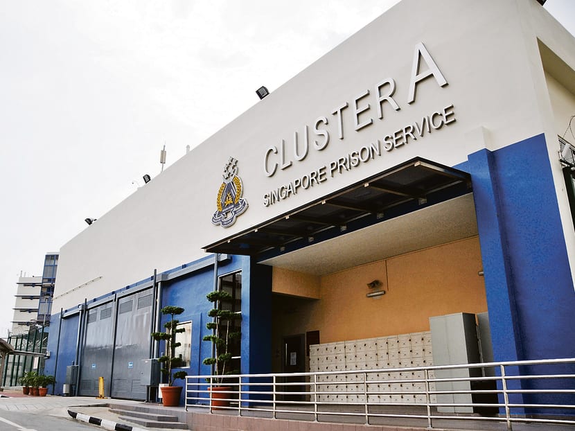 Cluster A entrance of the Changi Prison Complex.