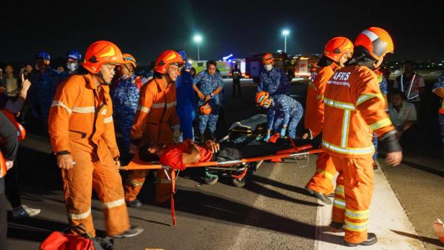 网传梳邦机场发生坠机 警方证实是大规模演习