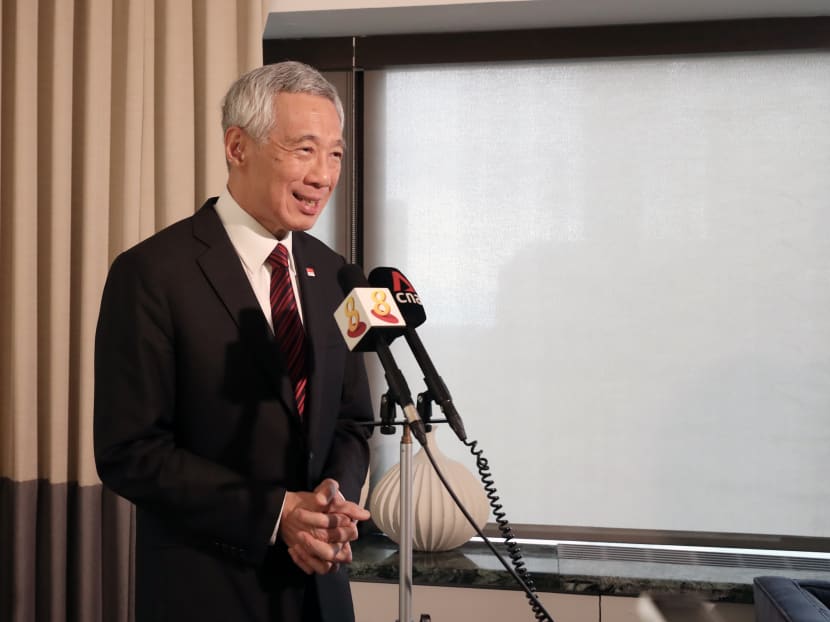 Prime Minister Lee Hsien Loong said he sought to explain the basis for Singapore’s principled stand on the Russian invasion of Ukraine to the people he met while in the United States. Prime Minister Lee Hsien Loong said he sought to explain the basis for Singapore’s principled stand on the Russian invasion of Ukraine to the people he met while in the United States.