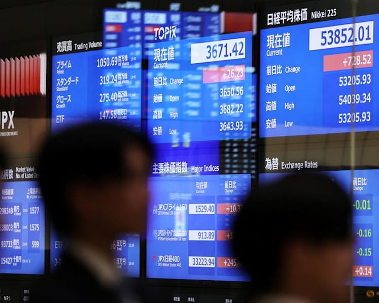 Japanese investors bought $14 billion of overseas stocks in March, most since US tariff shock