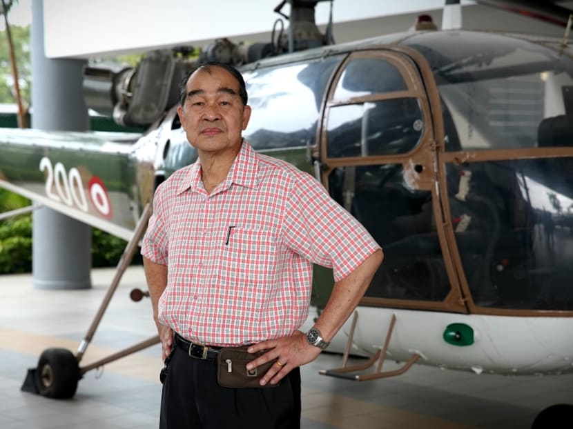 Portrait of Lieutenant Colonel (LTC) (Ret) Leo Tin Boon, 67, former Alouette III Pilot. Photo: Nuria Ling/TODAY