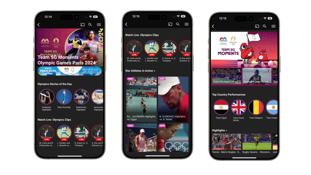 Mediacorp launches vertical videos feature for bite-sized Paris Olympics  coverage - CNA