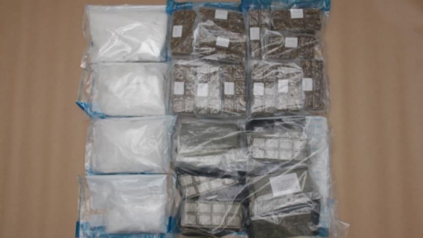 Man arrested over attempted smuggling of over 3.2kg of cannabis, 1.7kg of Ice at Woodlands Checkpoint