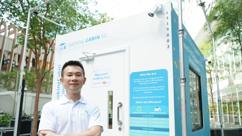 Air-con cabin that turns cigarette smoke into clean air launched in  Singapore