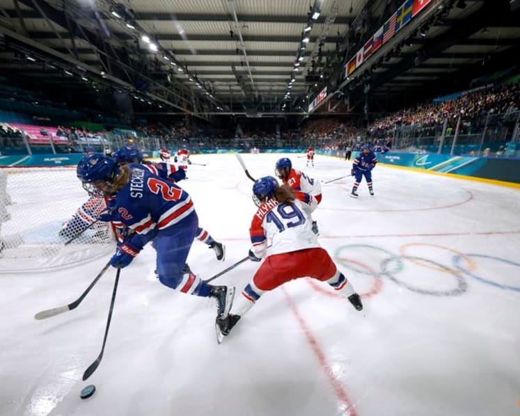 Ice hockey-US power past Czech defence in Milano Cortina opener