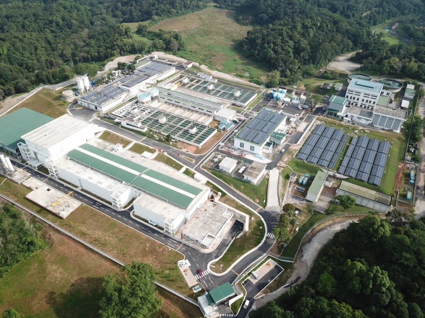 An aerial view of Choa Chu Kang Waterworks taken in 2019. An aerial view of Choa Chu Kang Waterworks taken in 2019.