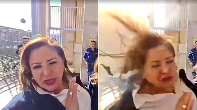 洪都拉斯议员遭攻击 被身后飞来炸弹炸伤