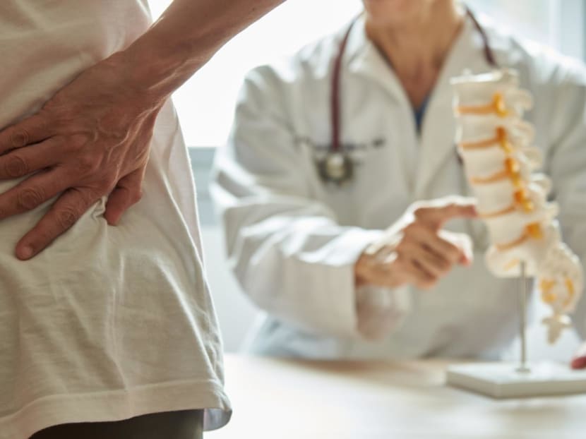 This health condition leaches calcium off your bones and it has to do with malfunctioning glands in your neck This health condition leaches calcium off your bones and it has to do with malfunctioning glands in your neck