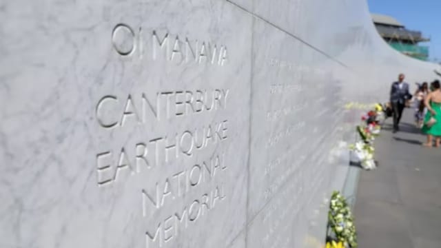 新西兰基督城举行地震15周年悼念仪式