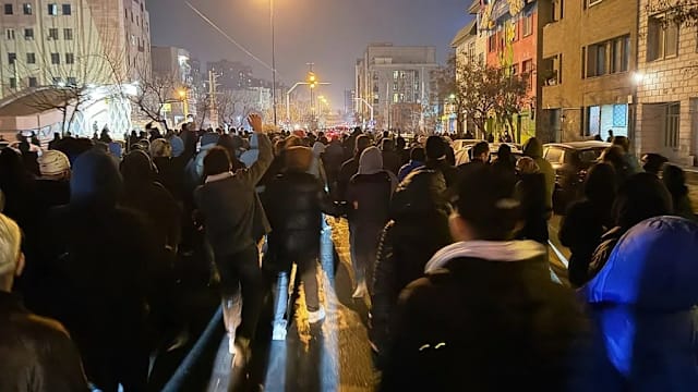 伊朗境内再现反政府示威