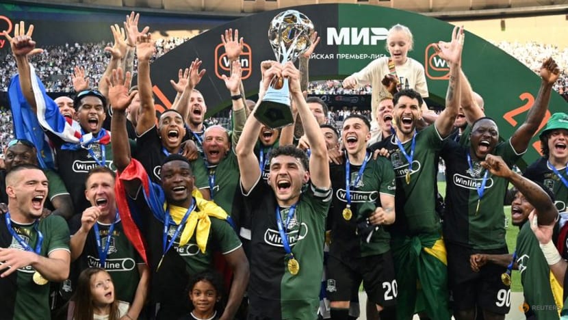 Krasnodar celebrate first Russian league title