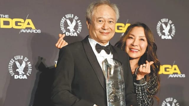 李安获美国导演工会颁发“终身成就奖”