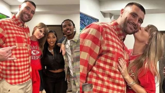 Taylor Swift献吻球星男友　亲密合照闪瞎网友！